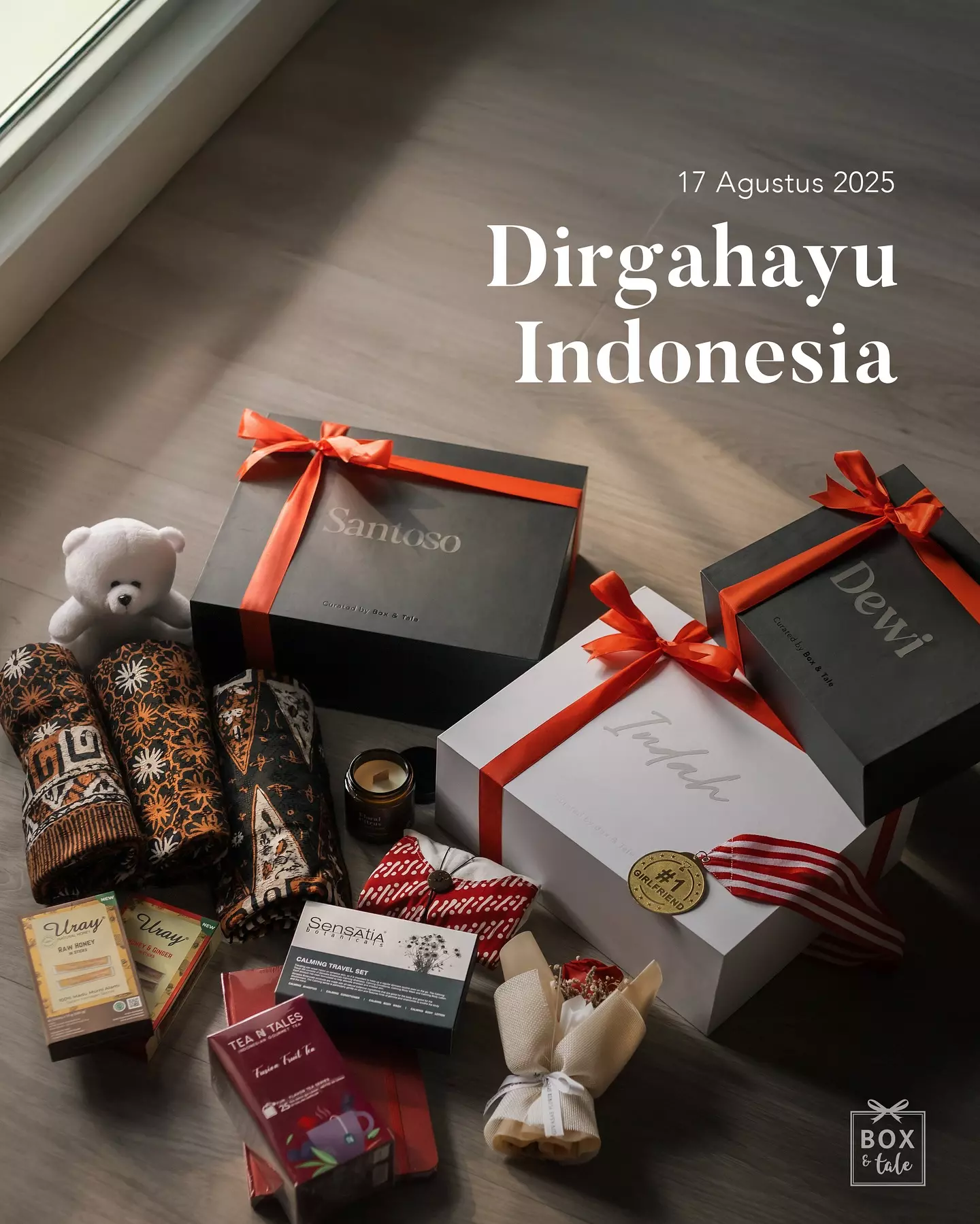 80 tahun merdeka, 80 tahun penuh cerita. Dirgahayu Republik Indonesia ke-80 🇮🇩

Hari ini adalah pengingat bahwa semangat kemerdekaan terus diwariskan oleh generasi muda yang senantiasa menciptakan perubahan, menaklukkan tantangan, dan membuka peluang baru! ✨

#boxandtale
#recreatingwonderfulstories