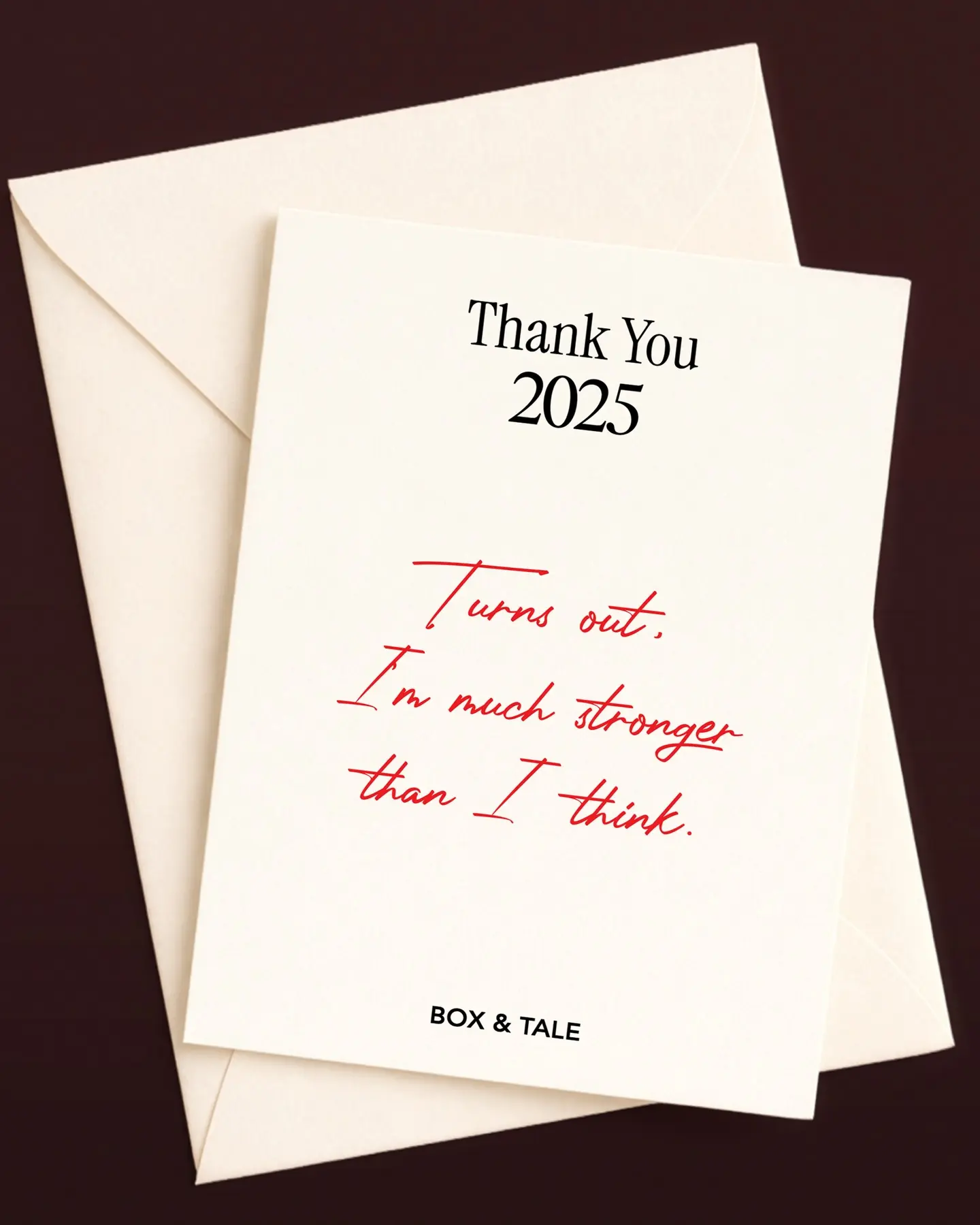 How was your 2025? 🥹🥹

Wrapping and reflecting on everything that happened this year. Semoga kalian punya banyak hal yang bisa disyukuri tahun ini dan hopefully next year bisa lebih baik lagi! ✨

2026 is almost here! 🫶🏻🫶🏻

#boxandtale #2025wrapped #selfreflection