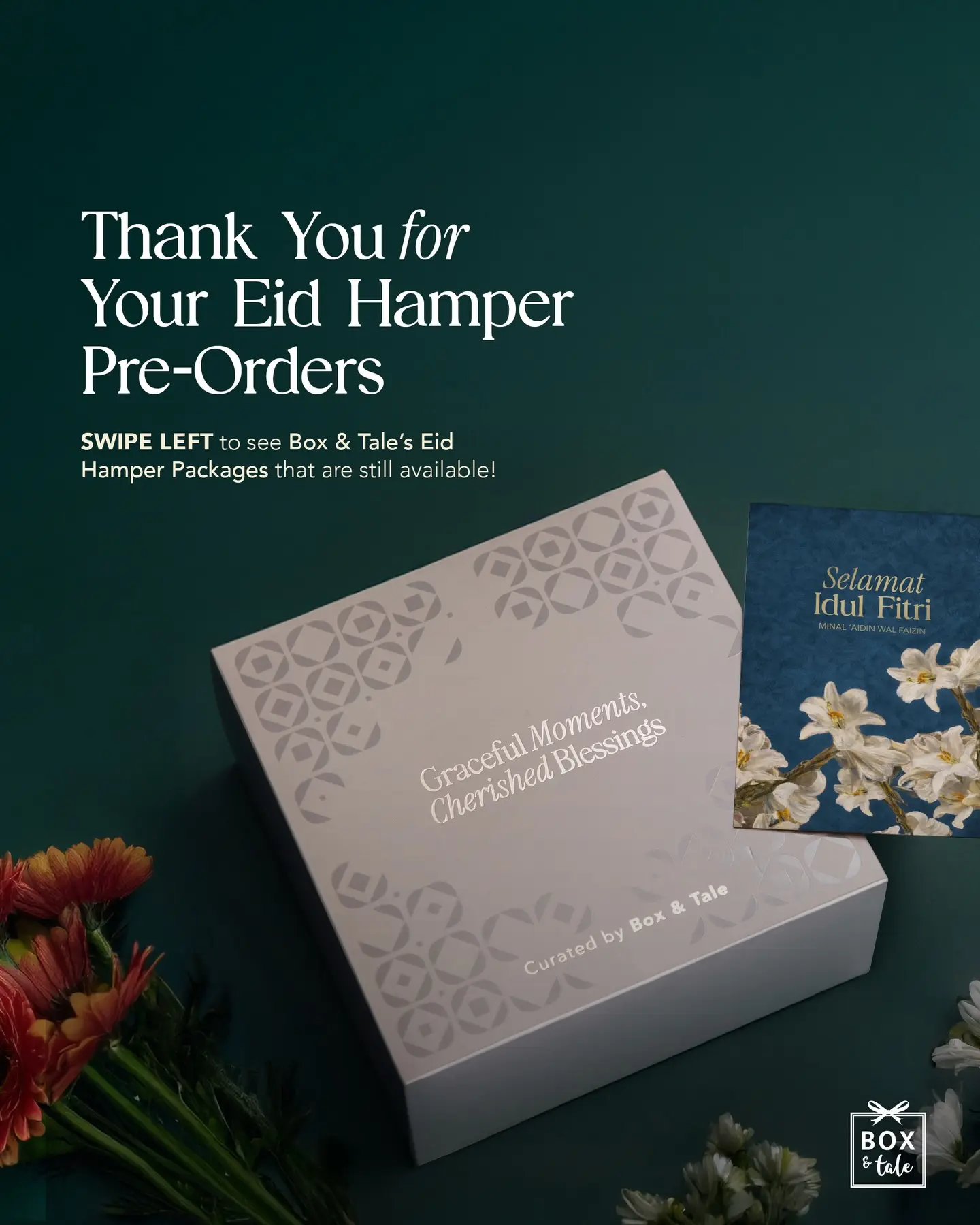 Grateful to be part of your celebrations this year! 🌙 

Masih ada beberapa Hampers Lebaran yang available untuk dikirim ke seluruh Indonesia. DM for more info.

P.s Special price masih available sampai 8 Maret 2026, pengiriman mulai tanggal 9 Maret 2026.

#boxandtale #hamperslebaranjakarta #eidhampers #idulfitri #hampers