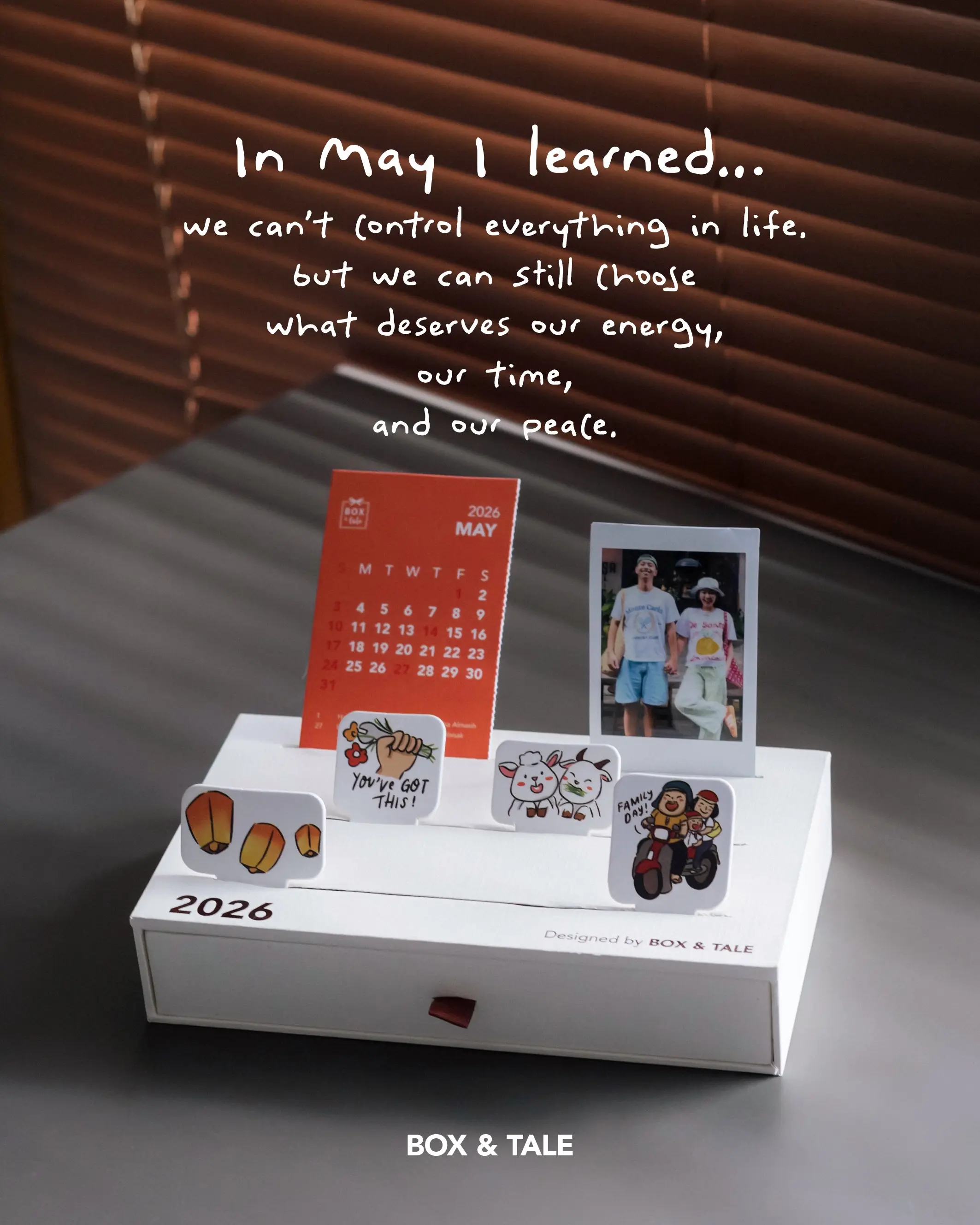Sudah menuju Juni! 👀

What did you learn so far? Hopefully next month will be even better for all of us ya! ✨

Featuring Box & Tale’s Pop Up Calendar, link in bio! ☝🏻

#boxandtale