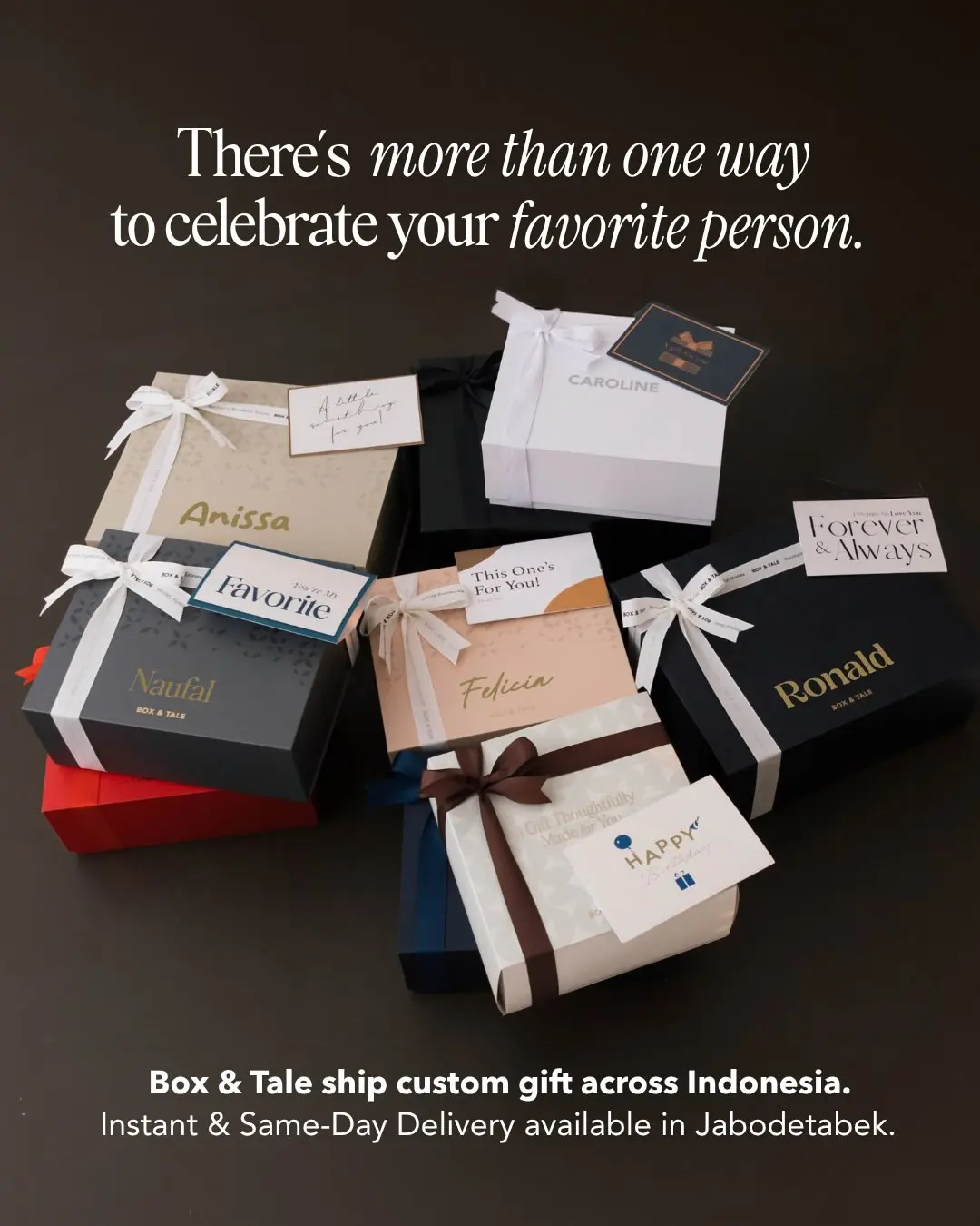 For the person who somehow makes ordinary days feel a little less ordinary. 🤍

Kasih sesuatu yang bisa ngingetin mereka kalau they’re thought of, even on random days. Because sometimes, the best gifts are the ones they never saw coming.

Find something that feels just like them, with Box & Tale.