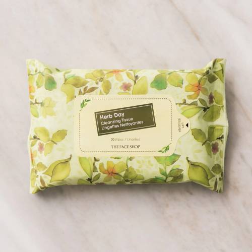 Custom Gift Hampers - Box & Tale - The Face Shop - Herb Day Cleansing Tissue (20sheets)