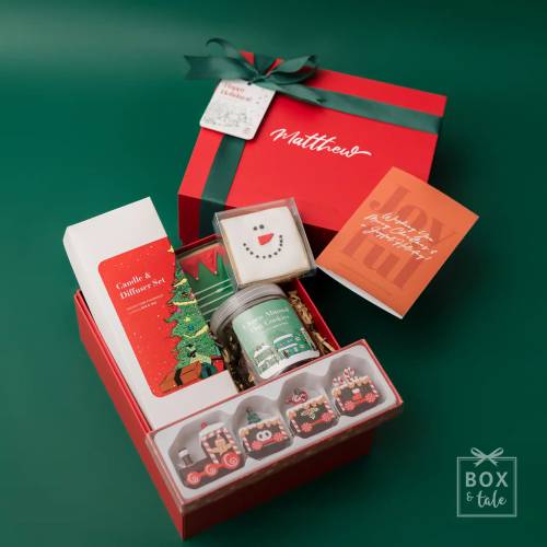 Custom Gift Hampers - Box & Tale - BOX & TALE’s CHRISTMAS PACKAGE 2023 - WISHFUL PACKAGE