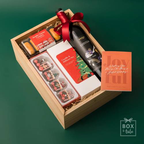 Custom Gift Hampers - Box & Tale - BOX & TALE’s CHRISTMAS PACKAGE 2023 - DASHING LUDISIA