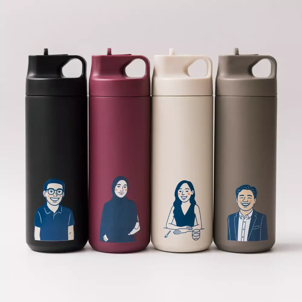 Custom Gift Hampers - Box & Tale - Box & Tale - Illustration Tumbler