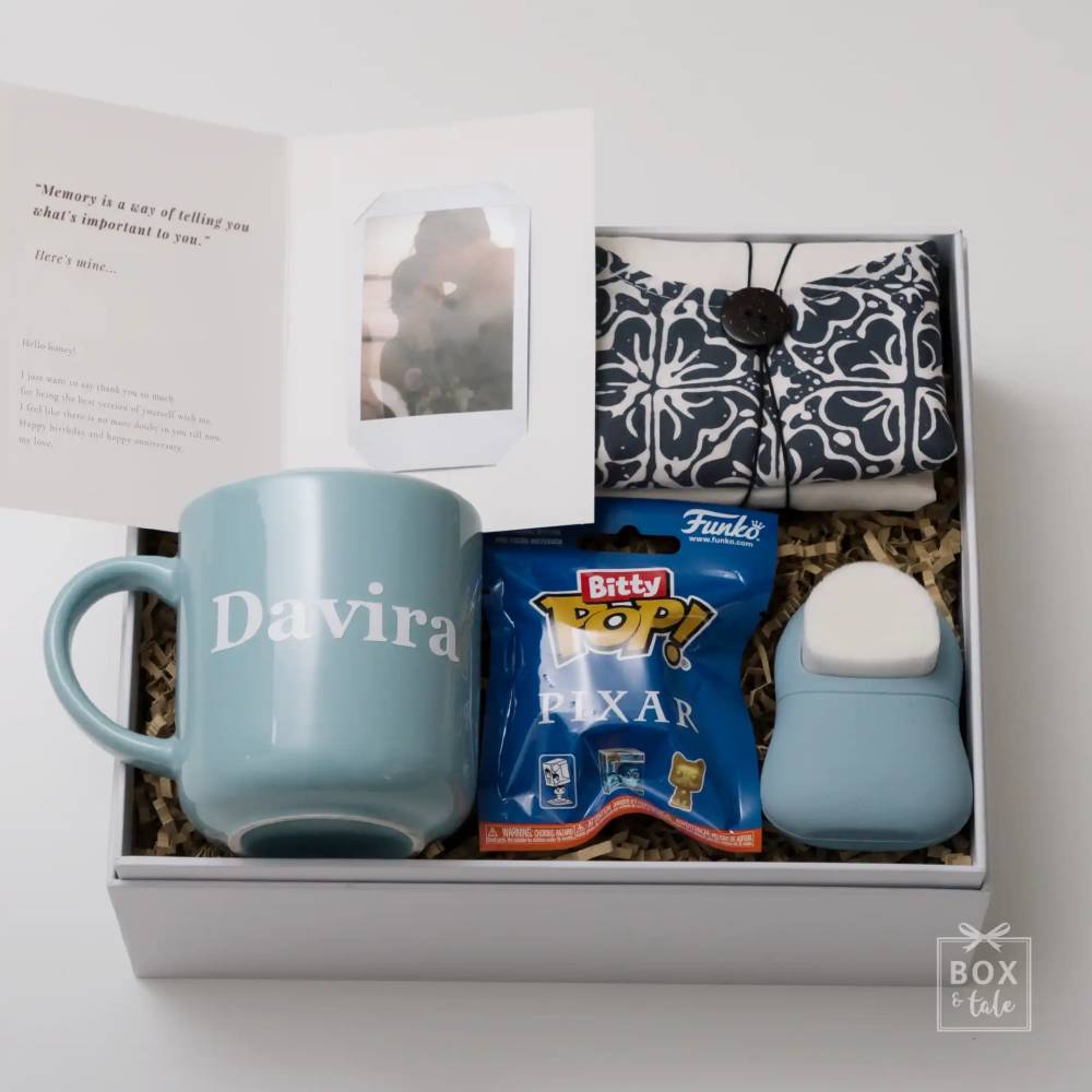 Custom Gift Hampers - Box & Tale - Premade Box - The Blue Edit