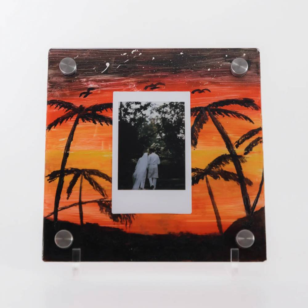 Custom Gift Hampers - Box & Tale - Box & Tale - Polaroid Frame in Tropical Sunset