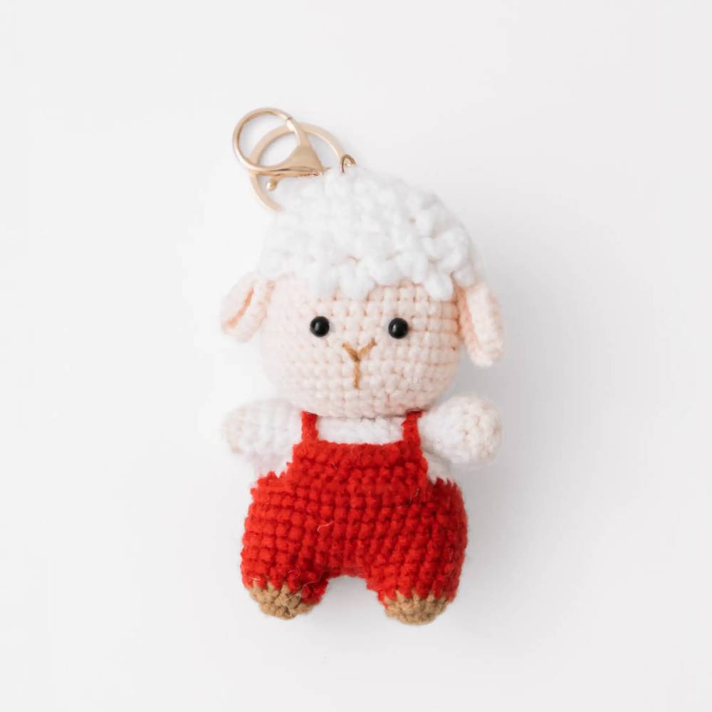 Custom Gift Hampers - Box & Tale - Box & Tale - (Crochet Keychain) - Sheep