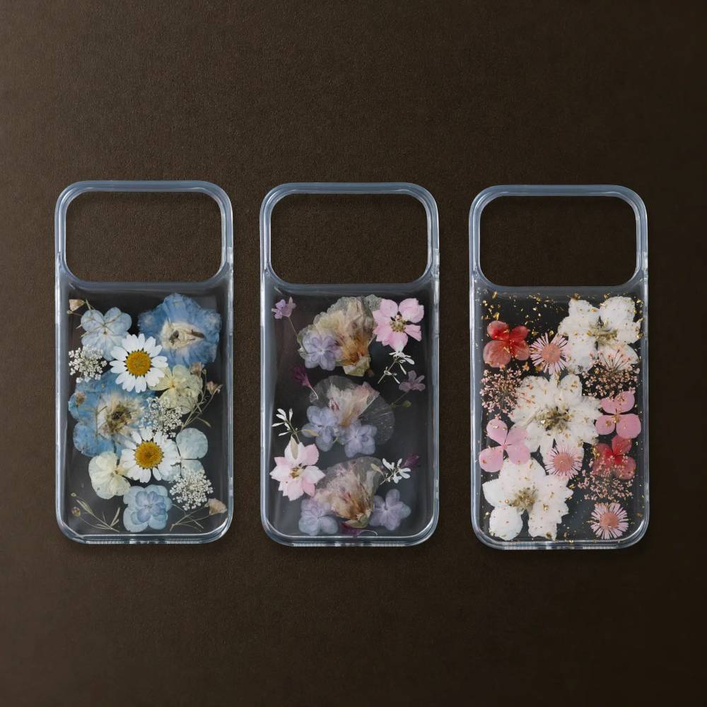Custom Gift Hampers - Box & Tale - Bofbyk - Pressed Flowers Phone Case for Iphone 17 Pro Max